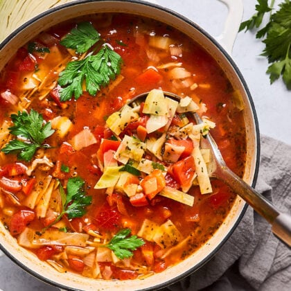 Cabbage Soup {Easy & Healthy} - Two Peas & Their Pod