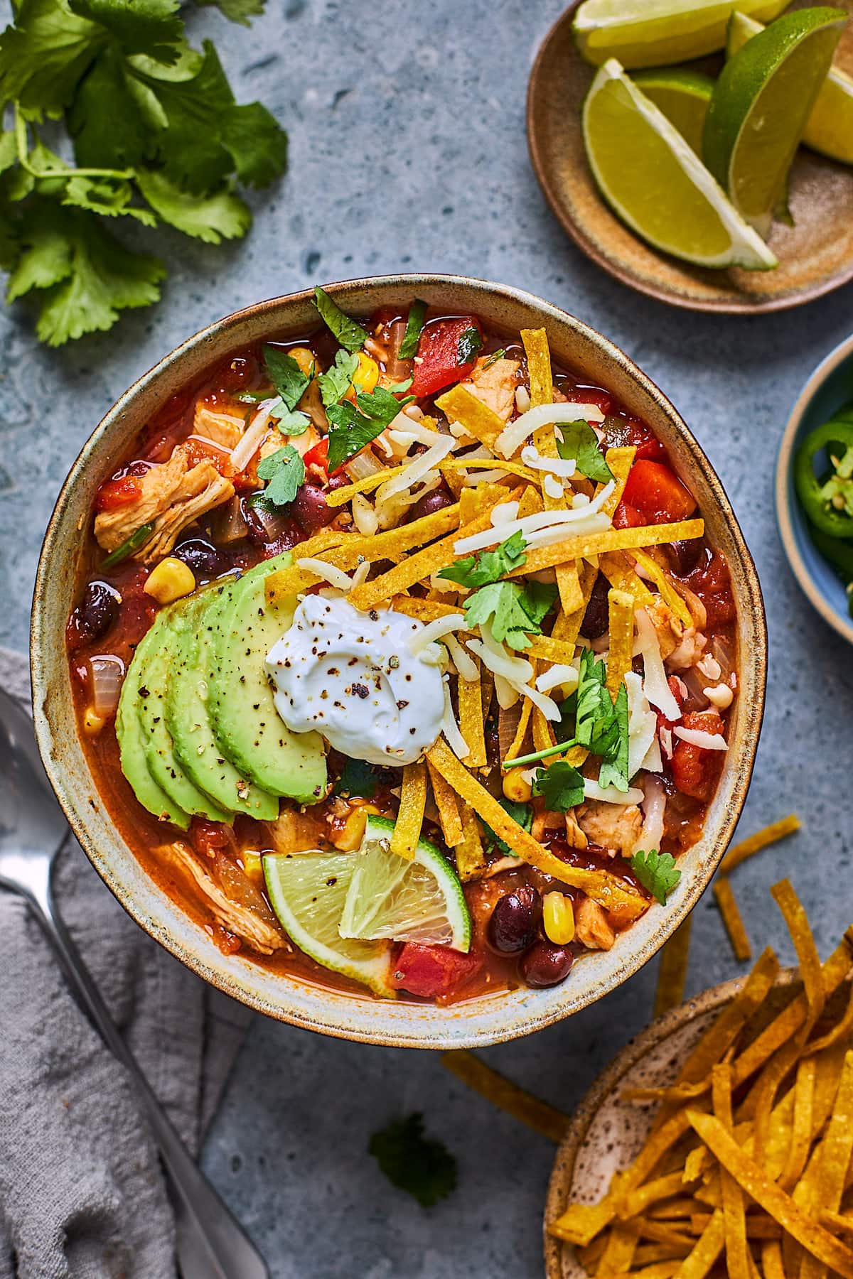 Chicken Tortilla Soup Recipe - Two Peas & Their Pod