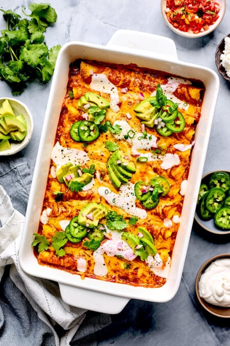 Beef Enchiladas {Easy Dinner} - Two Peas & Their Pod