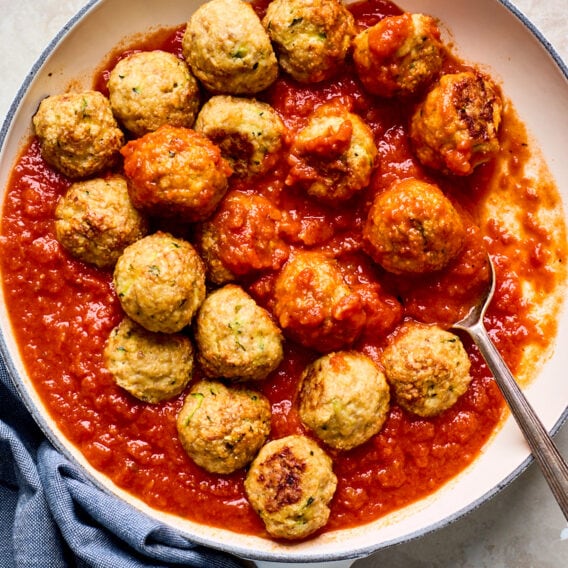 Chicken Meatballs {Make-Ahead Meal} - Two Peas & Their Pod