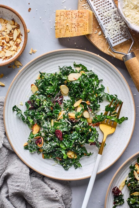 Simple Kale Salad {Best Recipe} - Two Peas & Their Pod