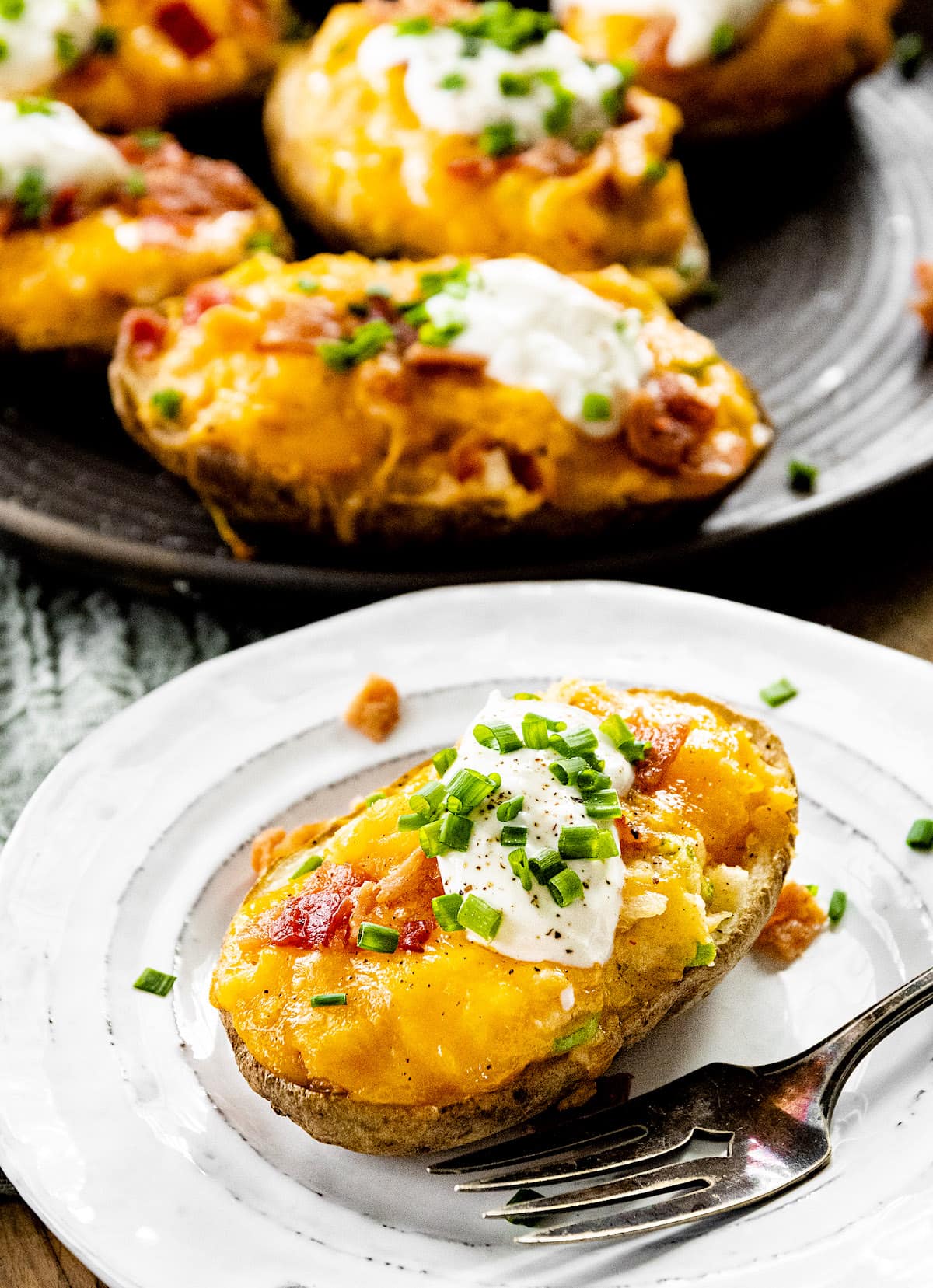 Twice Baked Potatoes {the BEST!} - Two Peas & Their Pod