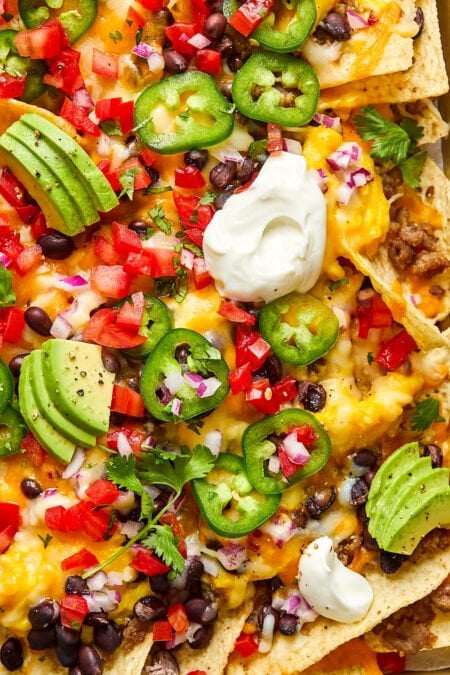 Breakfast Nachos {Sheet Pan} - Two Peas & Their Pod