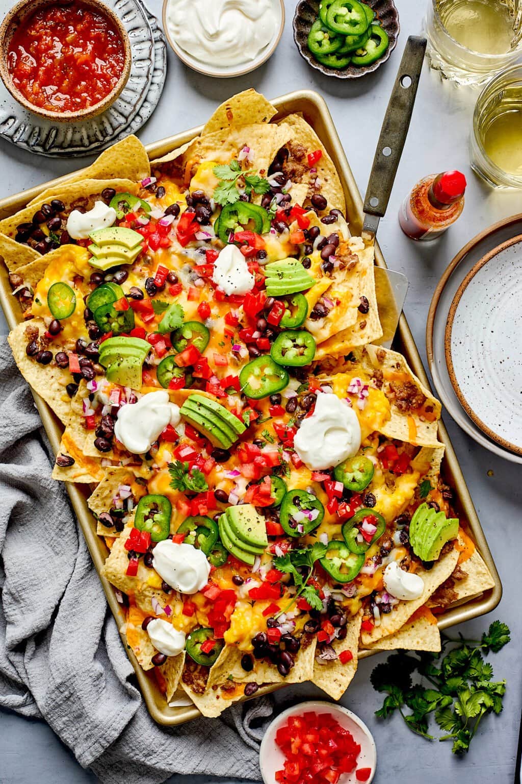 Breakfast Nachos {Sheet Pan} - Two Peas & Their Pod