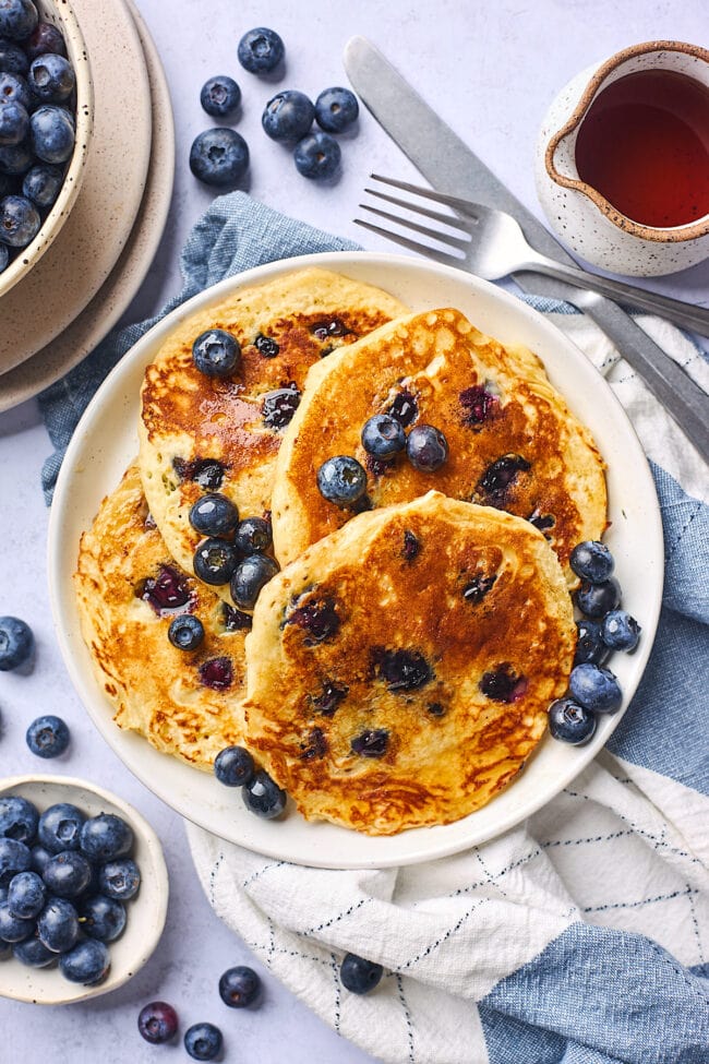 Blueberry Skillet Pancake - Brunch & Batter