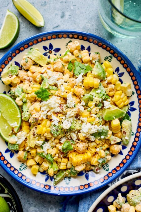 Chipotle Chickpea Corn Salad - Two Peas & Their Pod