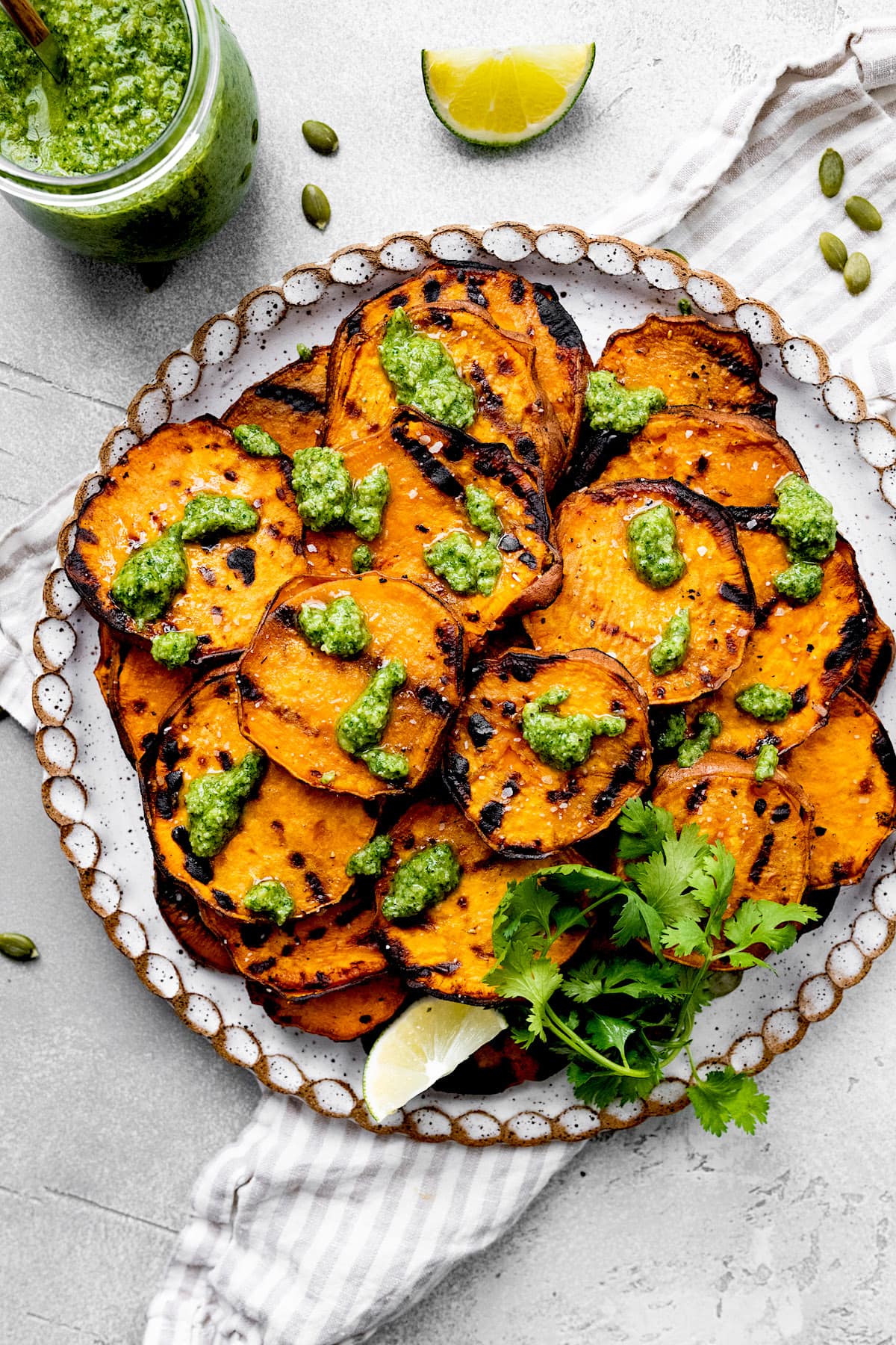 Grilled Sweet Potatoes {Easy & Healthy} - Two Peas & Their Pod
