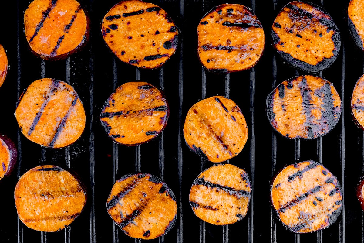 Grilled Sweet Potatoes {Easy & Healthy} - Two Peas & Their Pod