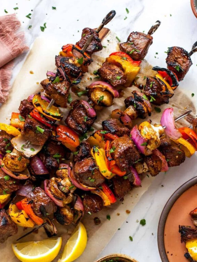 Steak Kabobs - Two Peas & Their Pod