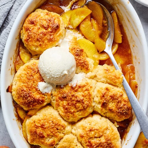 Peach Cobbler - Two Peas & Their Pod