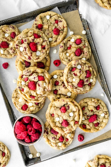 White Chocolate Raspberry Cookies Two Peas And Their Pod 