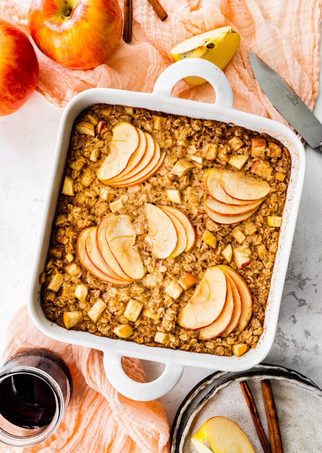 Apple Cinnamon Baked Oatmeal Two Peas & Their Pod