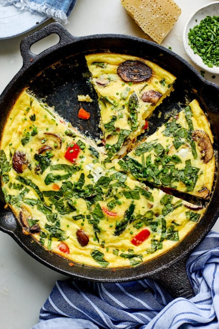 Cottage Cheese Frittata - Two Peas & Their Pod