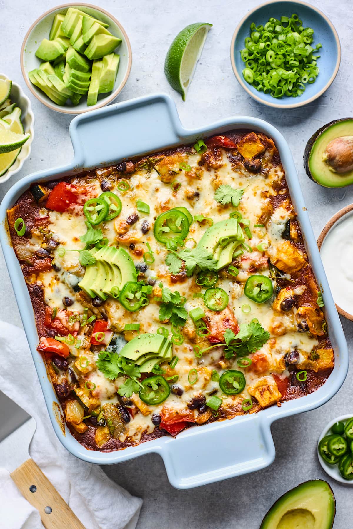 Stacked Roasted Vegetable Enchiladas Recipe Cart 6281