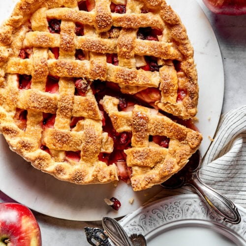 Apple Cranberry Pie Recipe - Two Peas & Their Pod