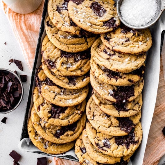 Brown Butter Chocolate Chip Cookies - Two Peas & Their Pod