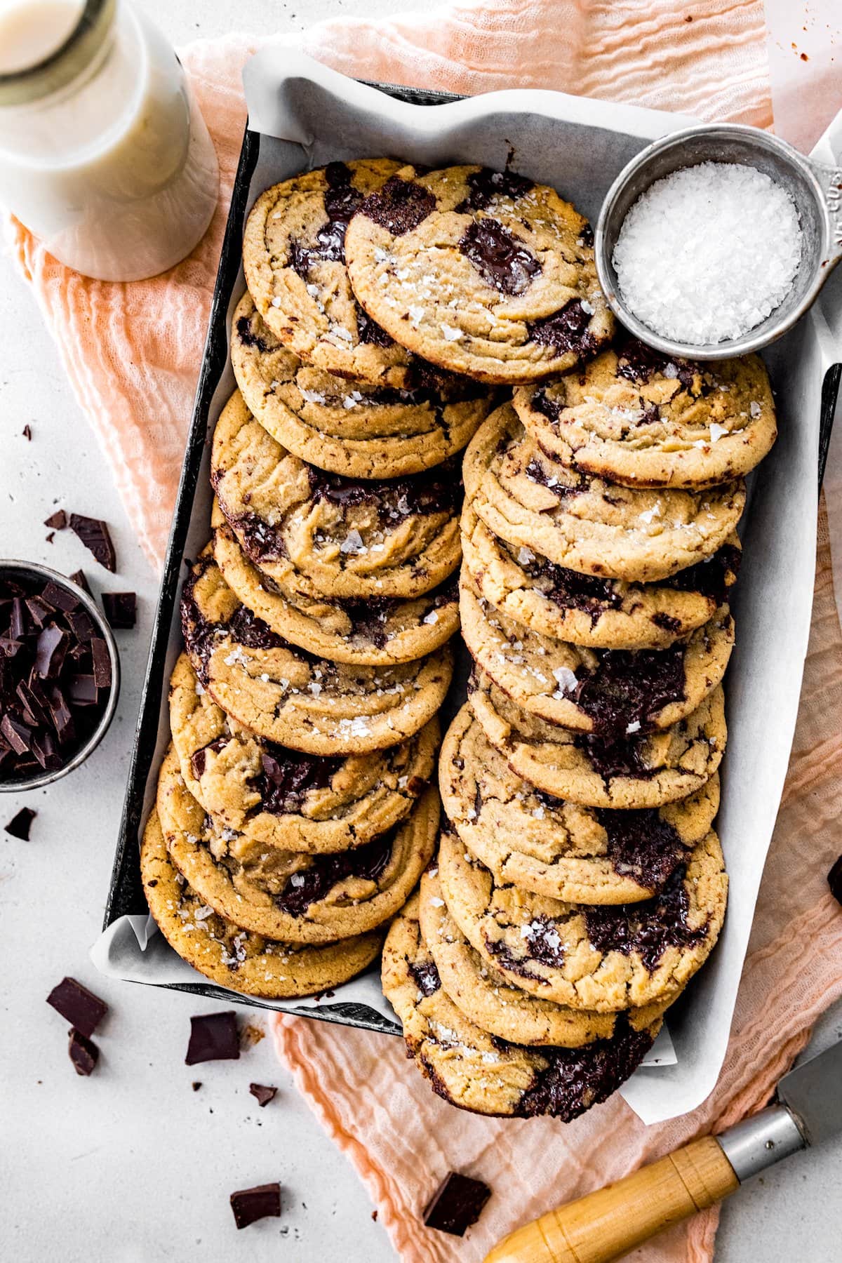 Classic Chewy Browned Butter Chocolate Chip Cookies