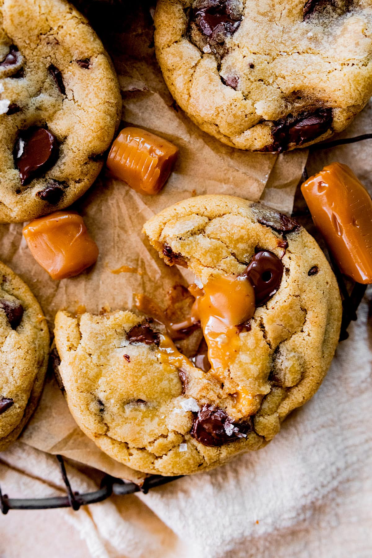 Salted Caramel Chocolate Chip Cookies 20 