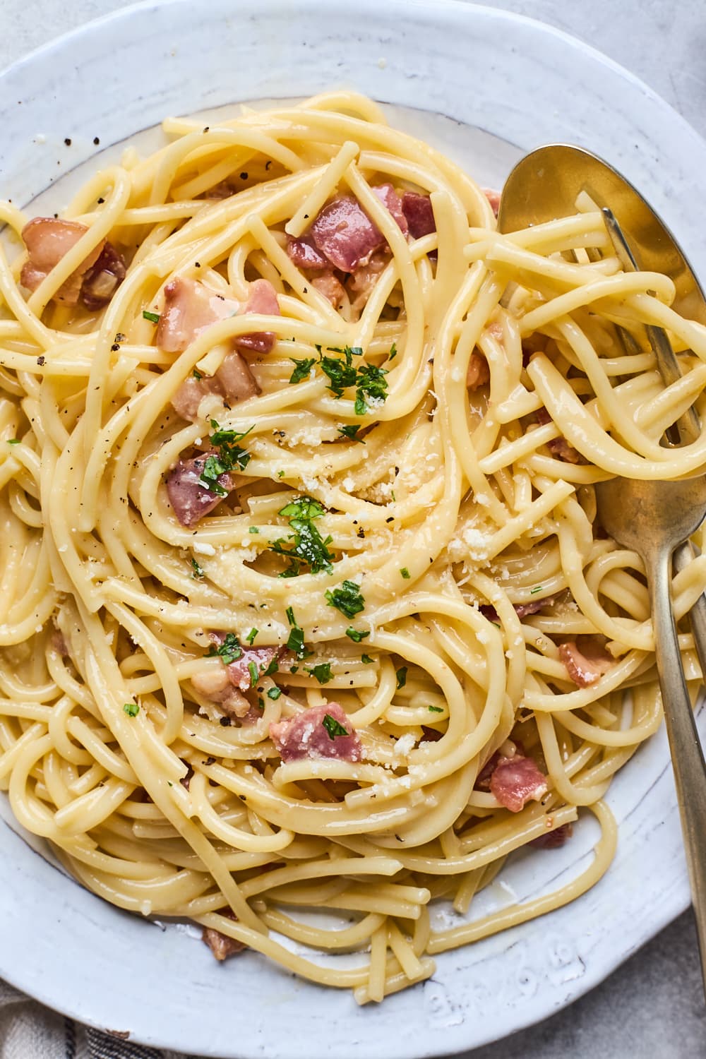 Spaghetti Carbonara Recipe - Two Peas & Their Pod