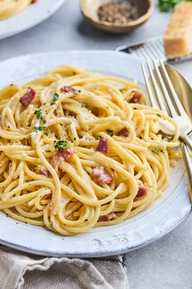 Spaghetti Carbonara Recipe - Two Peas & Their Pod