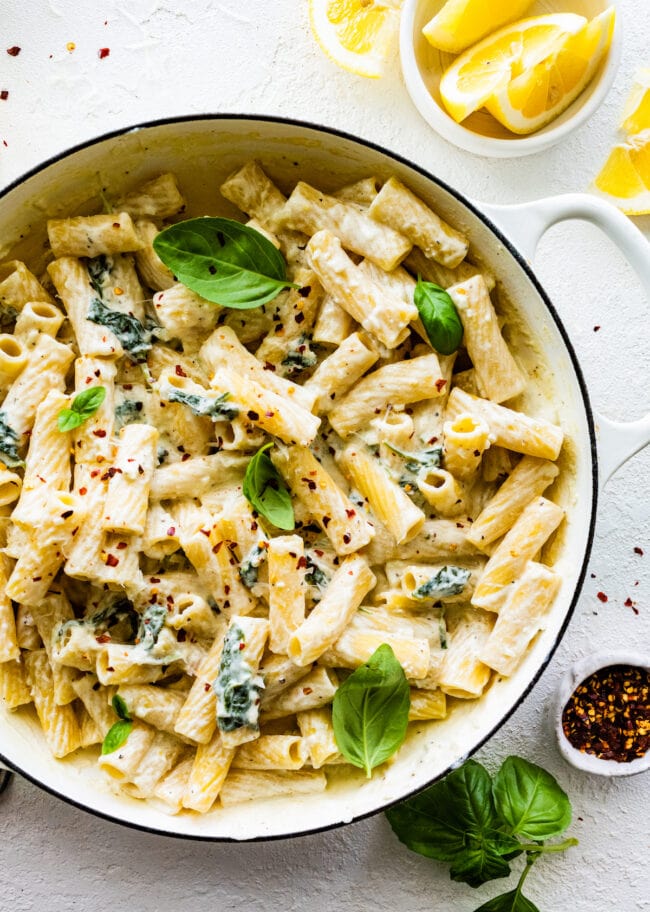 Lemon Ricotta Pasta - Two Peas & Their Pod