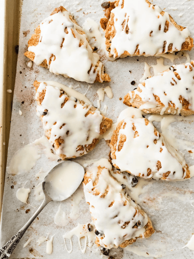 Cinnamon Raisin Scones - Two Peas & Their Pod