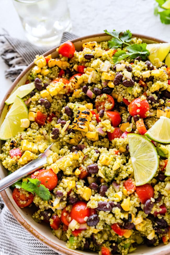 Southwest Quinoa Salad - Two Peas & Their Pod