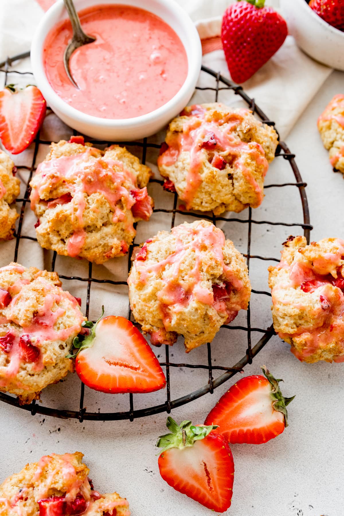 Strawberry Biscuits - Two Peas & Their Pod