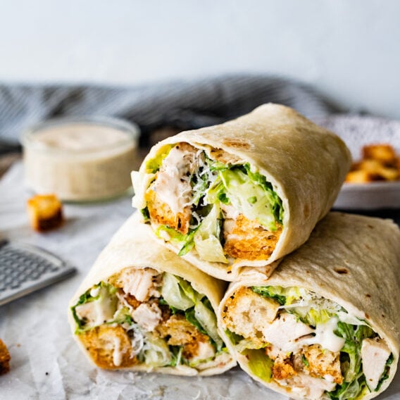 Chicken Caesar Wrap - Two Peas & Their Pod