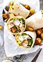 Chicken Caesar Wrap - Two Peas & Their Pod