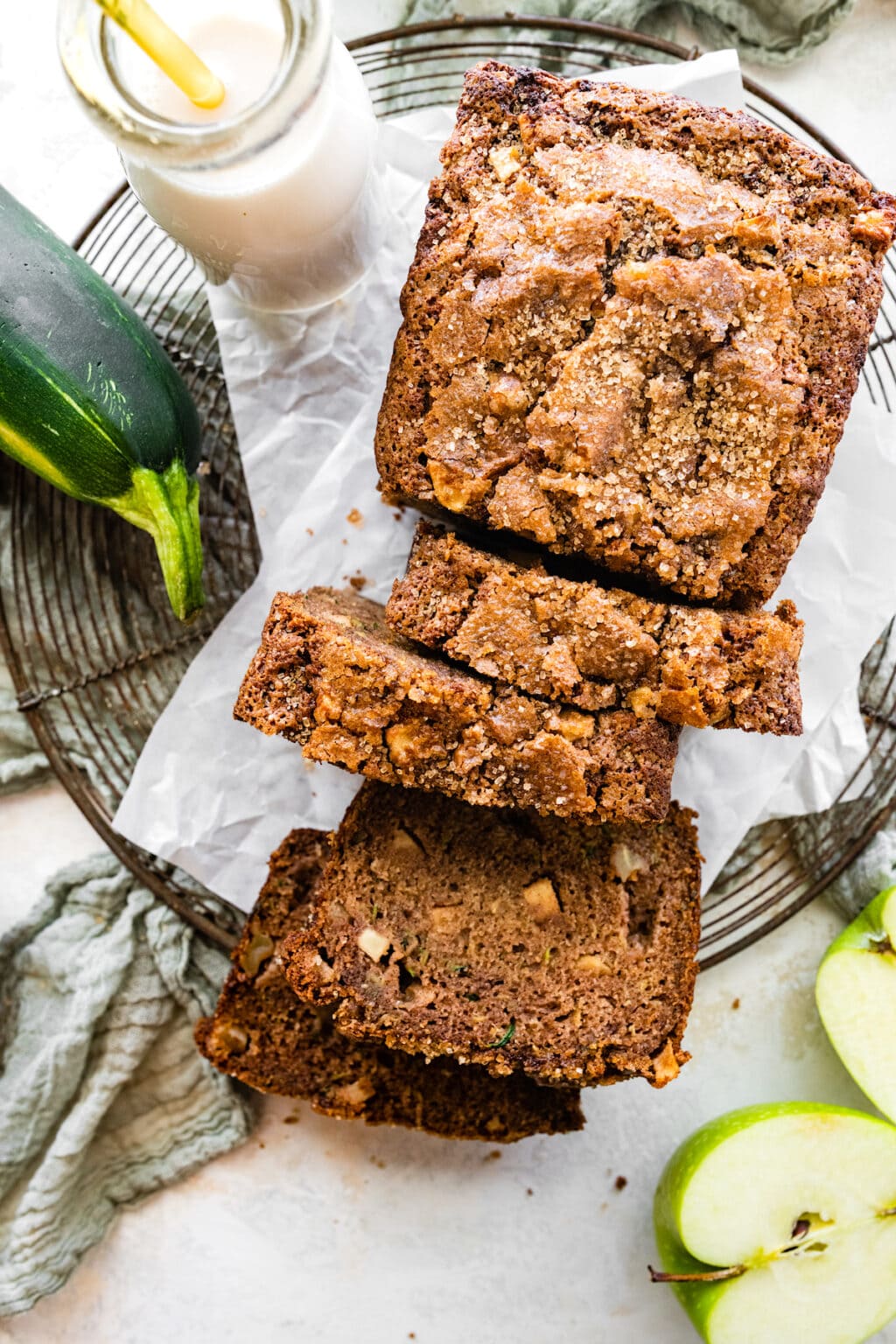 Apple Zucchini Bread - Two Peas & Their Pod