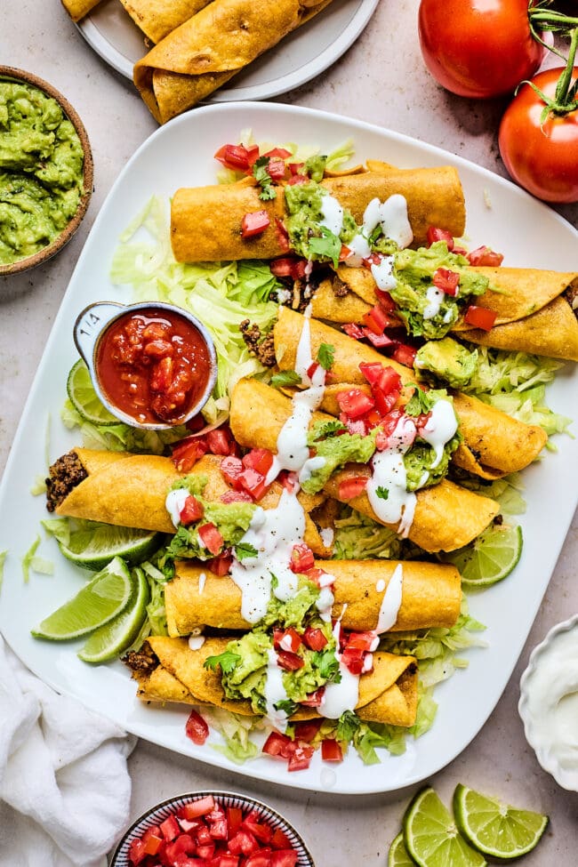 Beef Taquitos - Two Peas & Their Pod