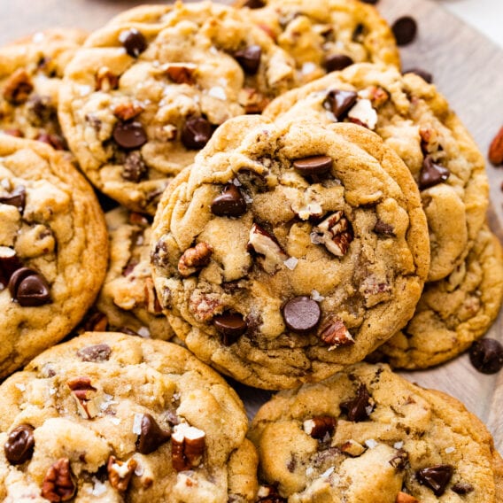 Maple Pecan Chocolate Chip Cookies - Two Peas & Their Pod