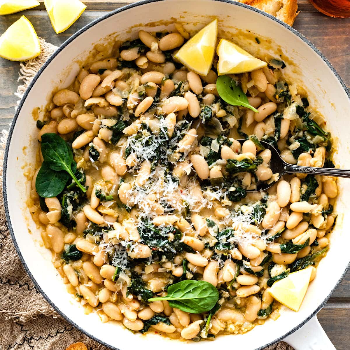 Creamy Polenta With White Beans And Spinach Recipe