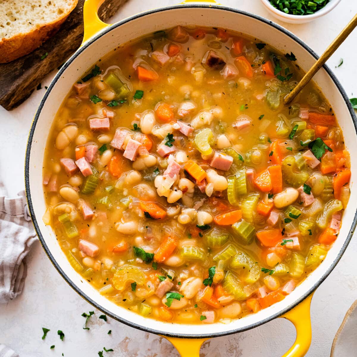 Ham and Bean Soup - Two Peas & Their Pod