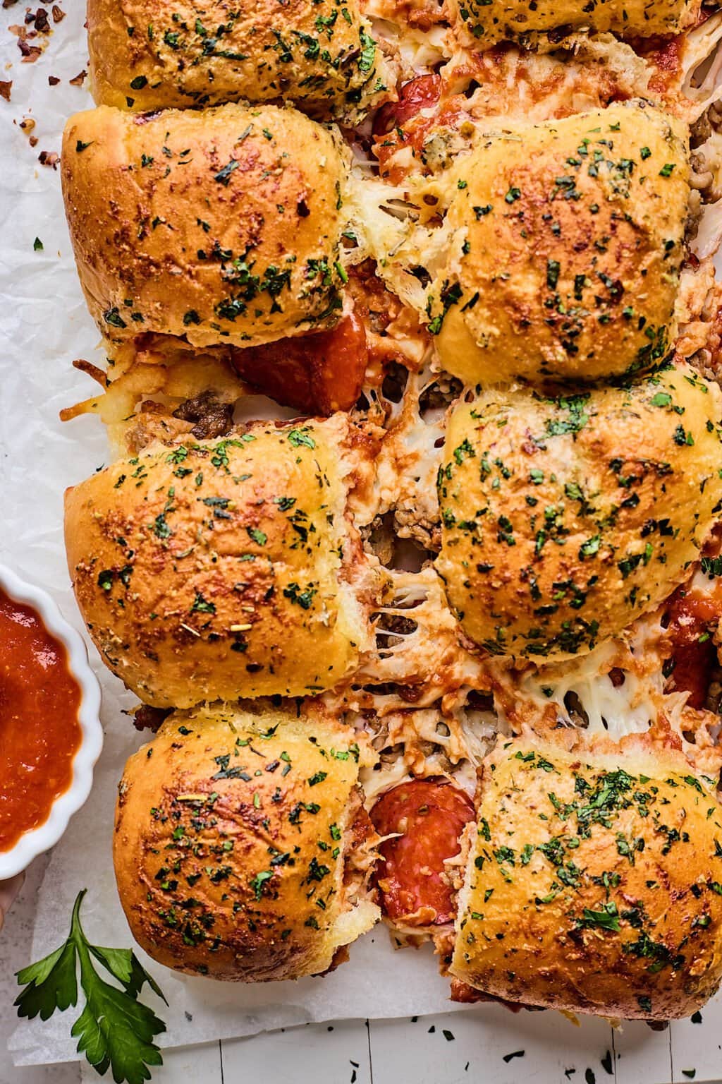 Pizza Sliders - Two Peas & Their Pod