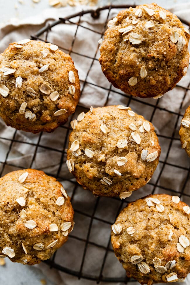 Banana Oatmeal Muffins - Two Peas & Their Pod