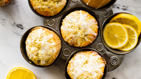 Lemon Poppy Seed Muffins - Two Peas & Their Pod