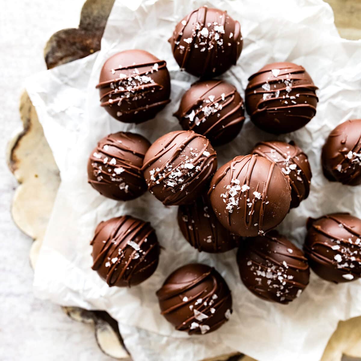 Chocolate Brownie Protein Balls - Two Peas & Their Pod