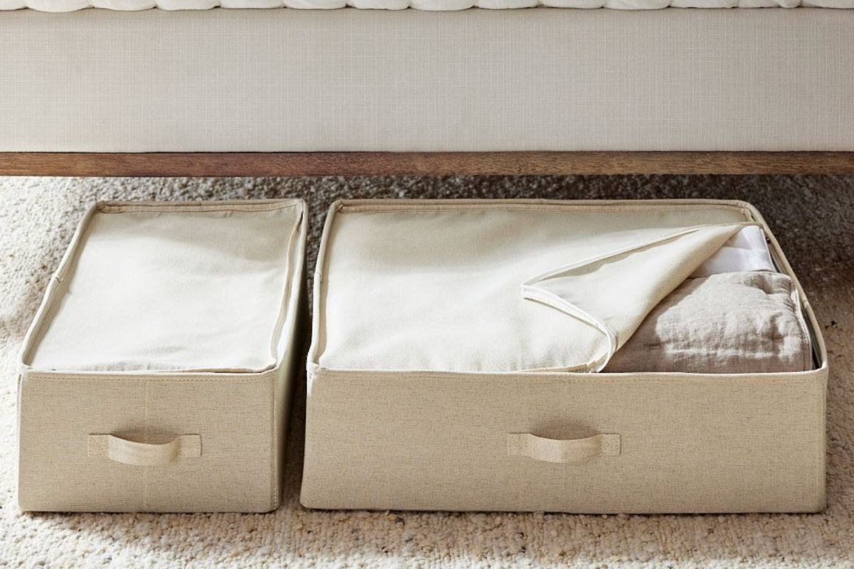 Linen Underbed Baskets