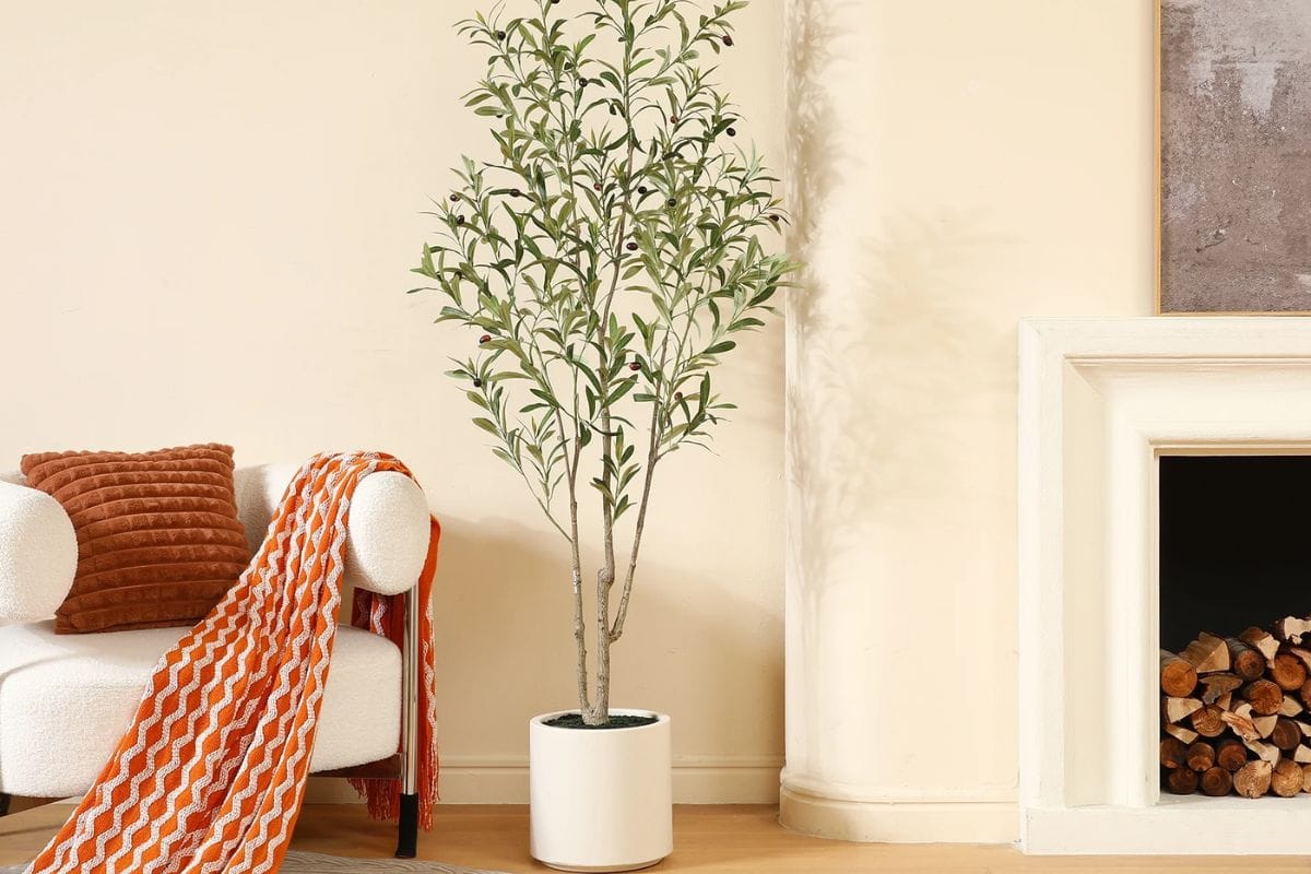 DR.Plazen Large Artificial Olive Tree